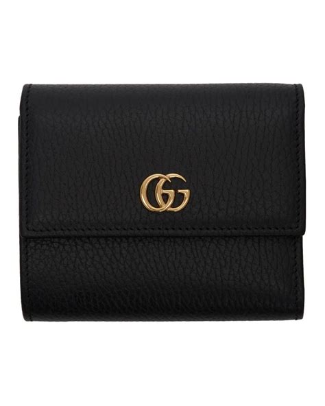 gucci marmont trifold wallet|Gucci Marmont coin case.